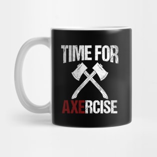 Funny Axe Throwing Pun Mug